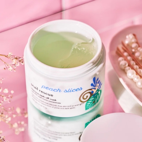 Peach Slices Snail Rescue Intensive Wash-Off Jelly Mask - Picture 3 of 8